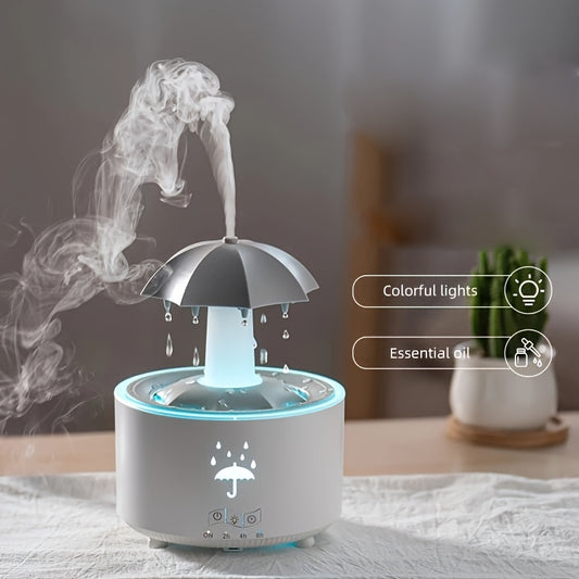 Aormaus Rain Cloud Humidifier with Lights & Oil Diffuser